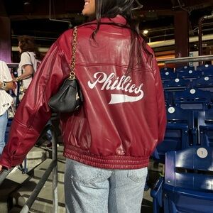 Philadelphia Phillies leather jacket